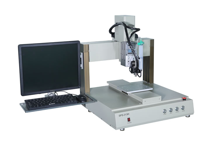 三軸視覺(jué)自動(dòng)點(diǎn)膠灌膠機(jī)SPS-313H